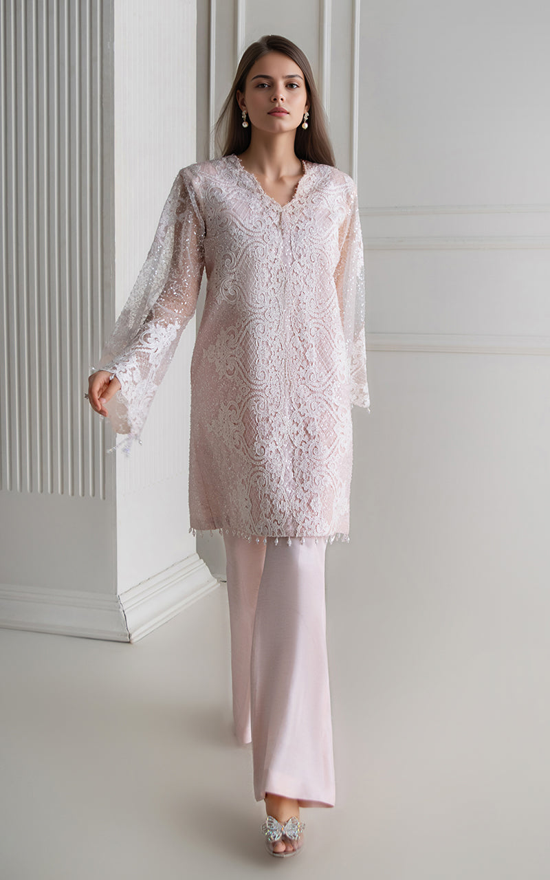 Threads and Motifs | Formal Dresses 25 | Net Embroidered shirt, image 5