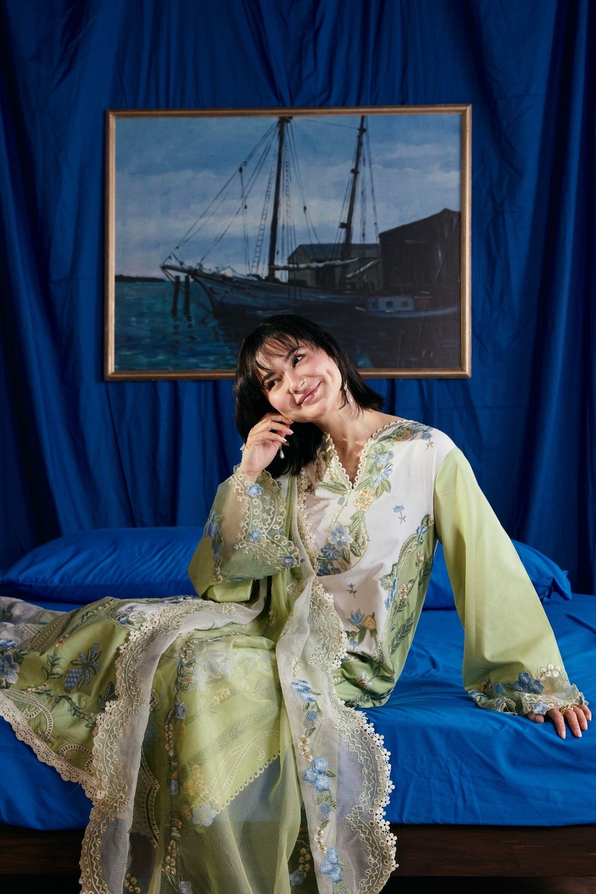 Maryam Hussain | Luxury Lawn 26 Vol 2 | Dimple, image 4