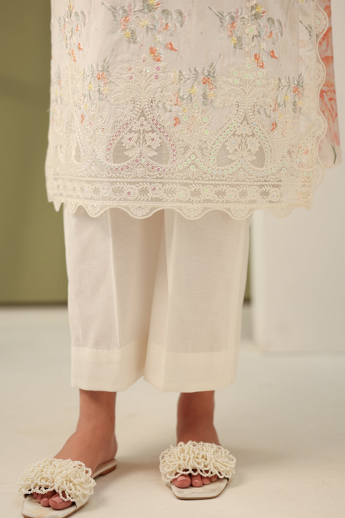 Baroque | Eid Printique | EMBROIDERED PRINTED LAWN UF-4181 -  Baroque Ladies Clothes - Original Designer Dress - House of Maryam
