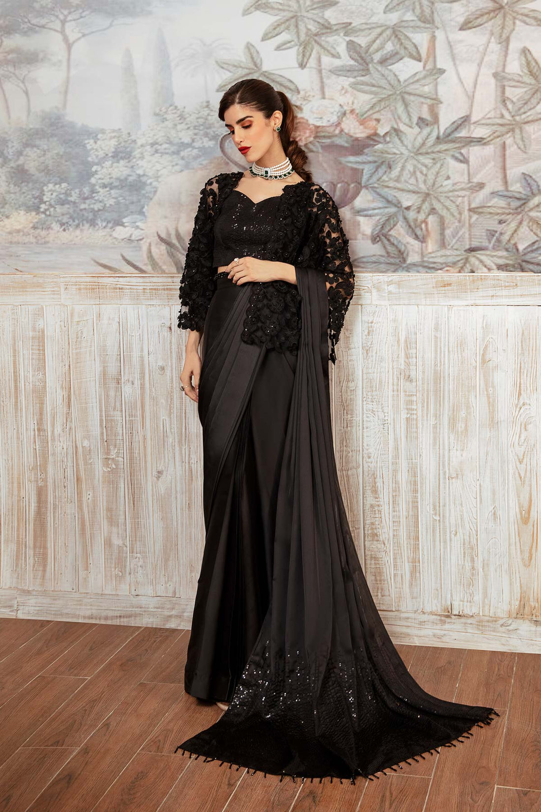 Mina Kashif | Ala Mode Luxury Formals 23 | Elena by Designer Mina Kashif - House of Maryam - Pakistani Designer Ethnic Wear in {{ shop.shopifyCountryName }}