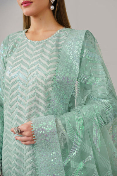 Baroque | Formal Collection | NET UF-517 -  Baroque Ladies Clothes - Original Designer Dress - House of Maryam