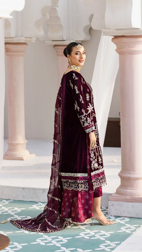 Zebtan | Andaz e Makhmal | ZAM-09 -  Zebtan Ladies Clothes - Original Designer Dress - House of Maryam