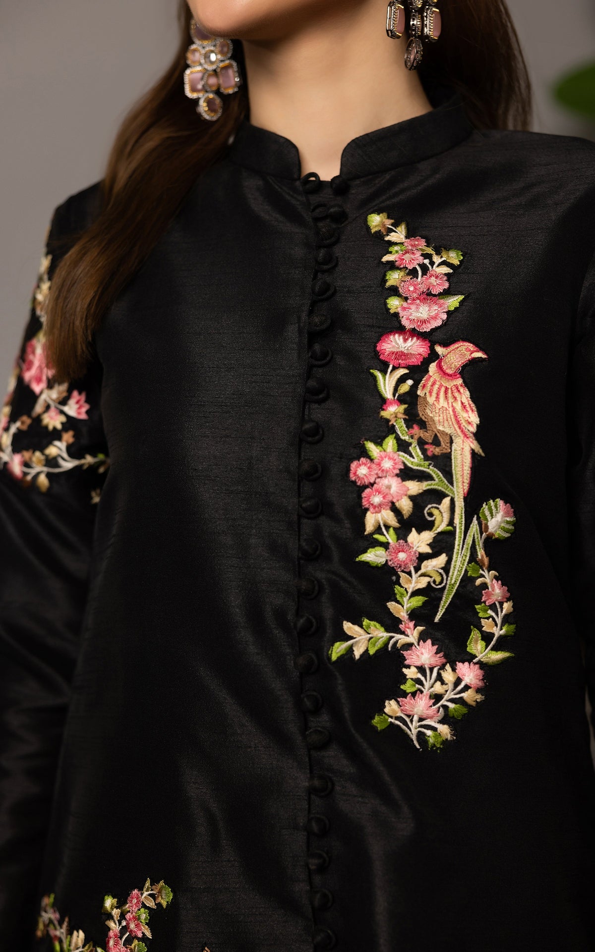 Threads and Motifs | Formal Dresses 25 | Embroidered Jacket With Trouser -  Threads and Motifs Ladies Clothes - Original Designer Dress - House of Maryam