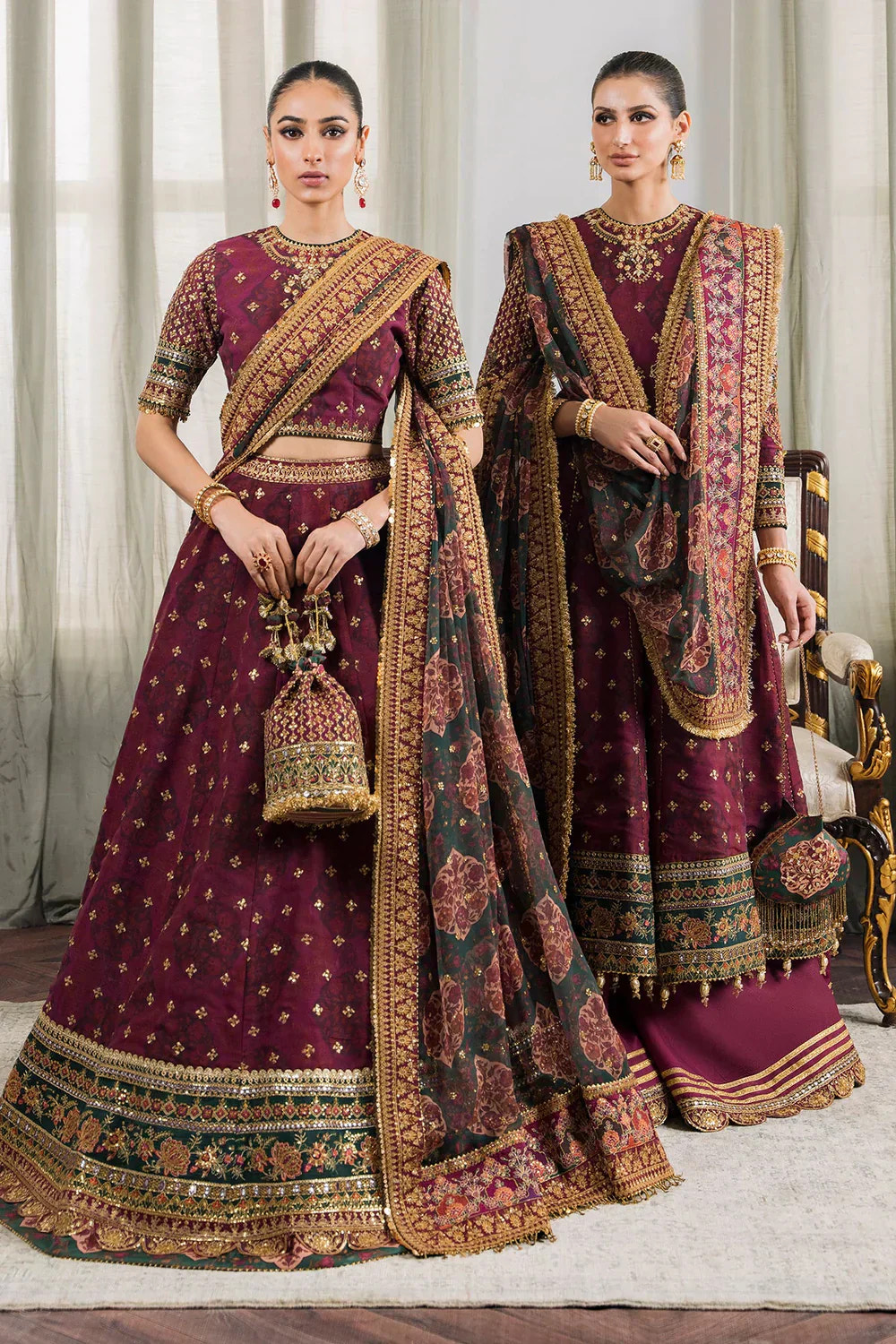 Baroque | Chantelle Embroidered Collection | CH12-03 -  Baroque Bridal - Original Designer Dress - House of Maryam