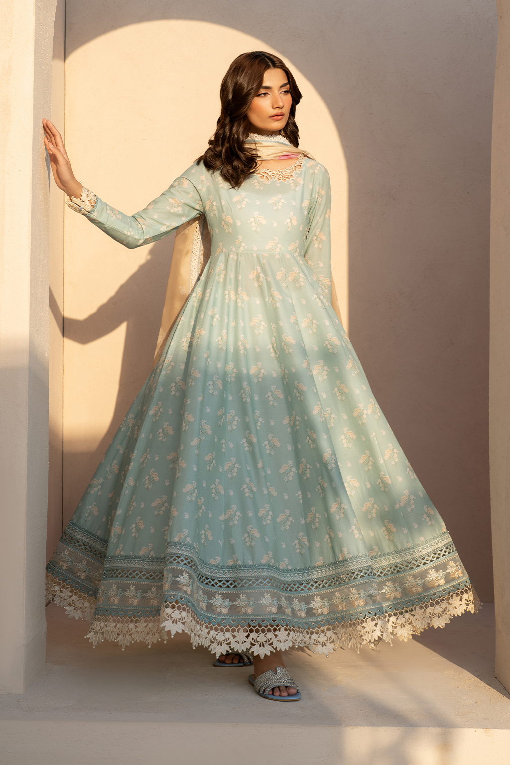 Iznik | Festive Lawn 25 | EFL-06 -  Iznik Ladies Clothes - Original Designer Dress - House of Maryam