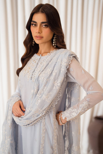 Azure | Ensembles Embroidered Formals | Serenity Sky -  Azure Ladies Clothes - Original Designer Dress - House of Maryam