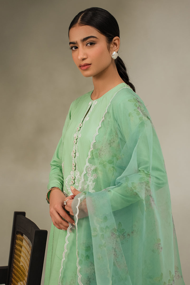 Cross Stitch | Basic Pret | Morning Mist-2PC (Shirt & Dupatta)-5