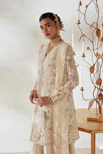 Suffuse Rosha cloud white organza peplum and sharara, photo 2
