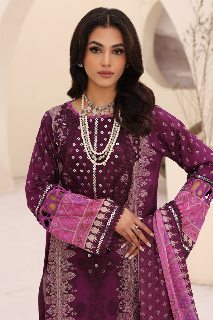 Charizma | Naranji Embroidered Lawn 24 | CN4-003 -  Charizma Luxury - Original Designer Dress - House of Maryam