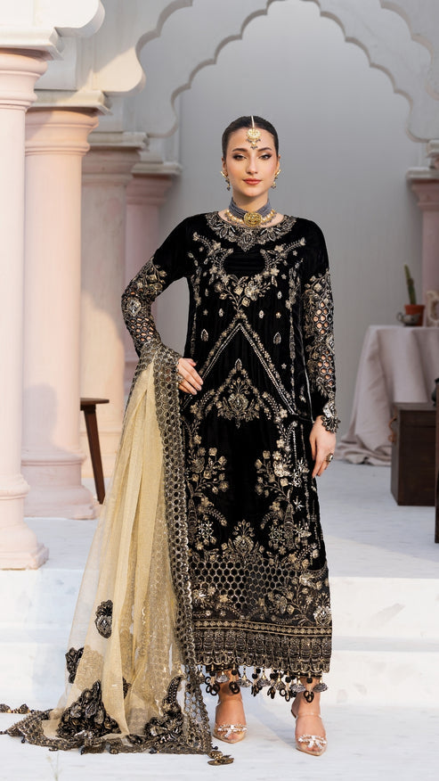 Zebtan | Andaz e Makhmal | ZAM-10 -  Zebtan Ladies Clothes - Original Designer Dress - House of Maryam