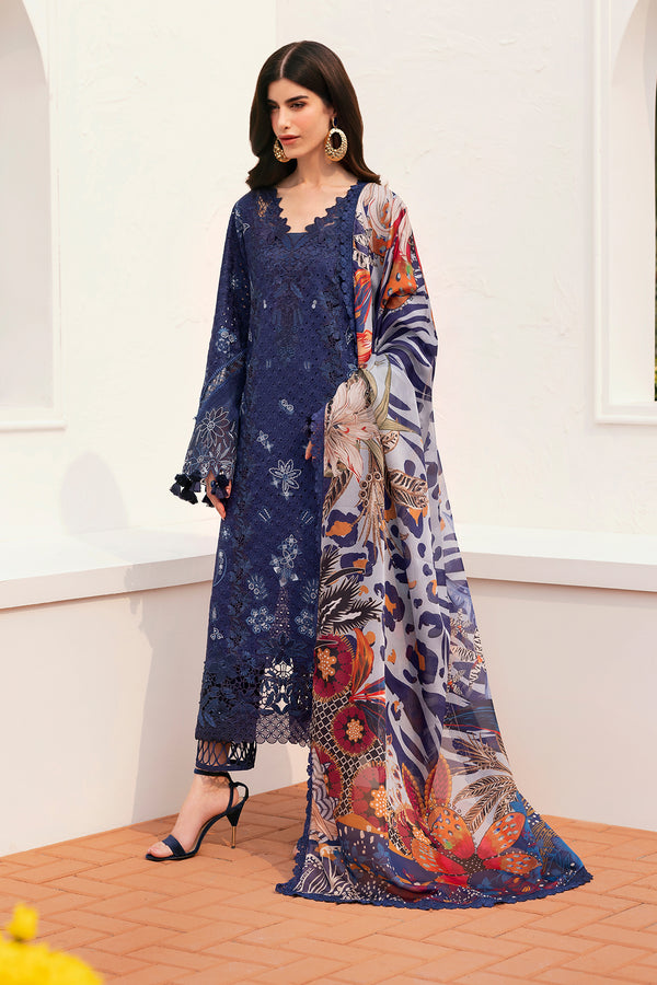 Baroque | Eid Lawn 25 | EL-D07 -  Baroque Ladies Clothes - Original Designer Dress - House of Maryam