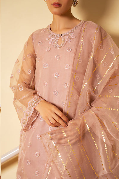 Cross Stitch | Luxury Pret | Rose Gleam-3 PC (Shirt, Trouser & Dupatta)