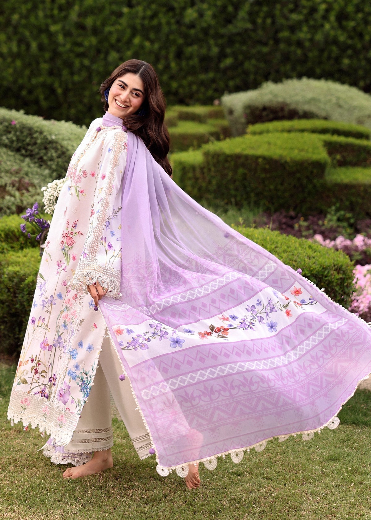 Sardinia | Embroidered Lawn Edit 26 | Lavender Clouds-6