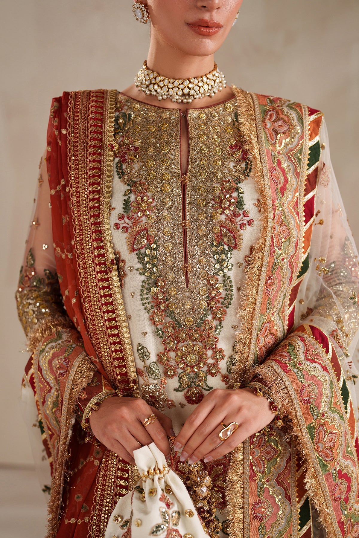 Baroque | Formals | Embroidered Net UF-4368-3