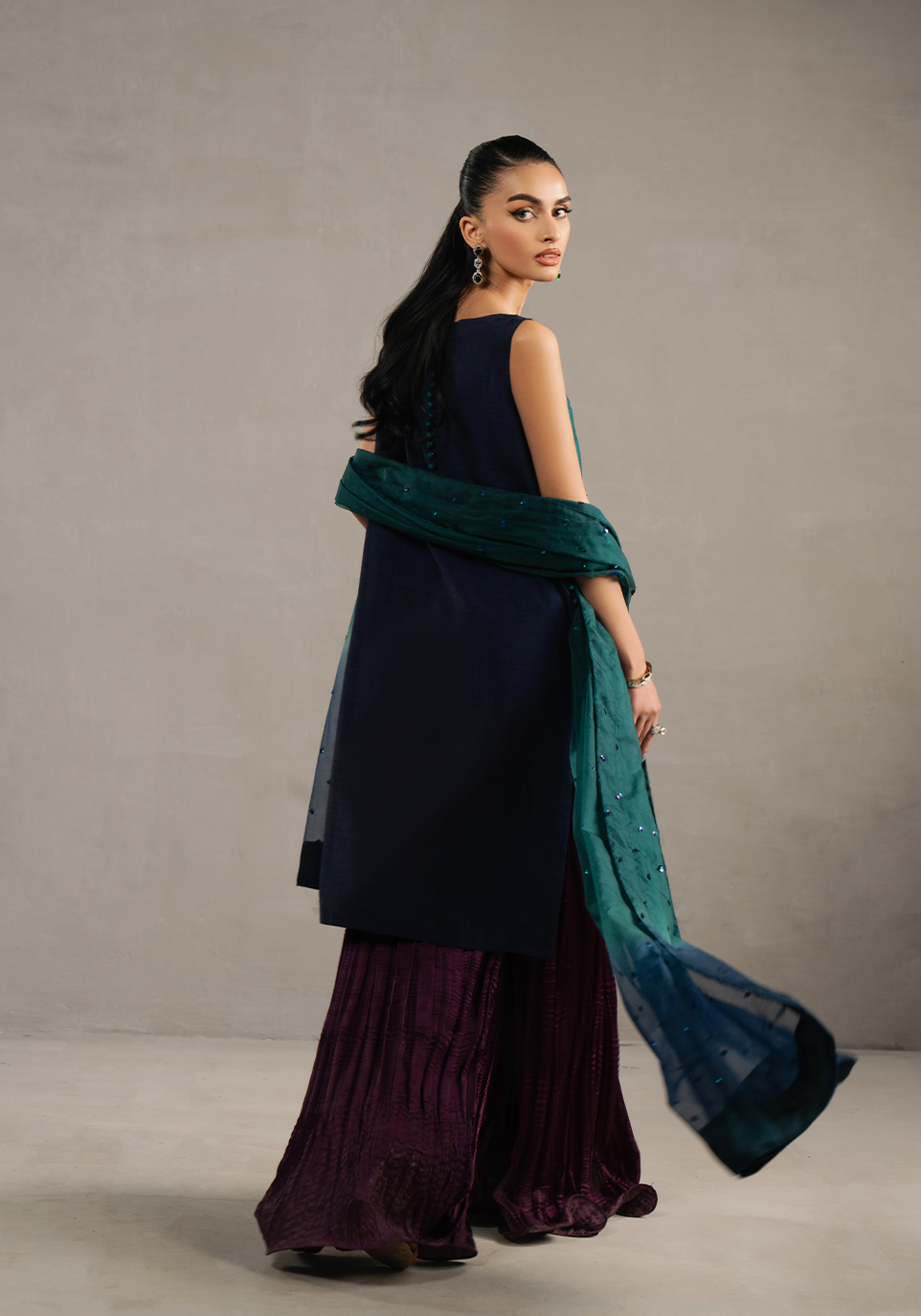 Zarqash | Silk Edit | ZQS 024 STARLETTE -  Zarqash Ladies Clothes - Original Designer Dress - House of Maryam