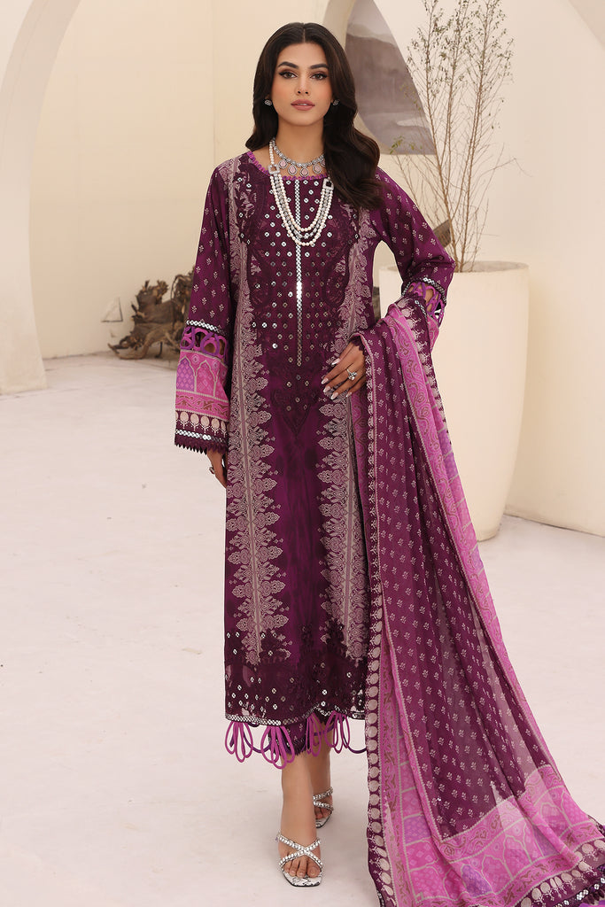 Charizma | Naranji Embroidered Lawn 24 | CN4-003 -  Charizma Luxury - Original Designer Dress - House of Maryam