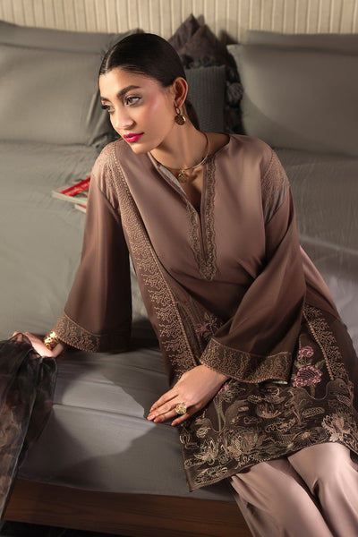 Erum Khan | Eid Edit 25 | Mocha Muse -  Erum Khan Ladies Clothes - Original Designer Dress - House of Maryam