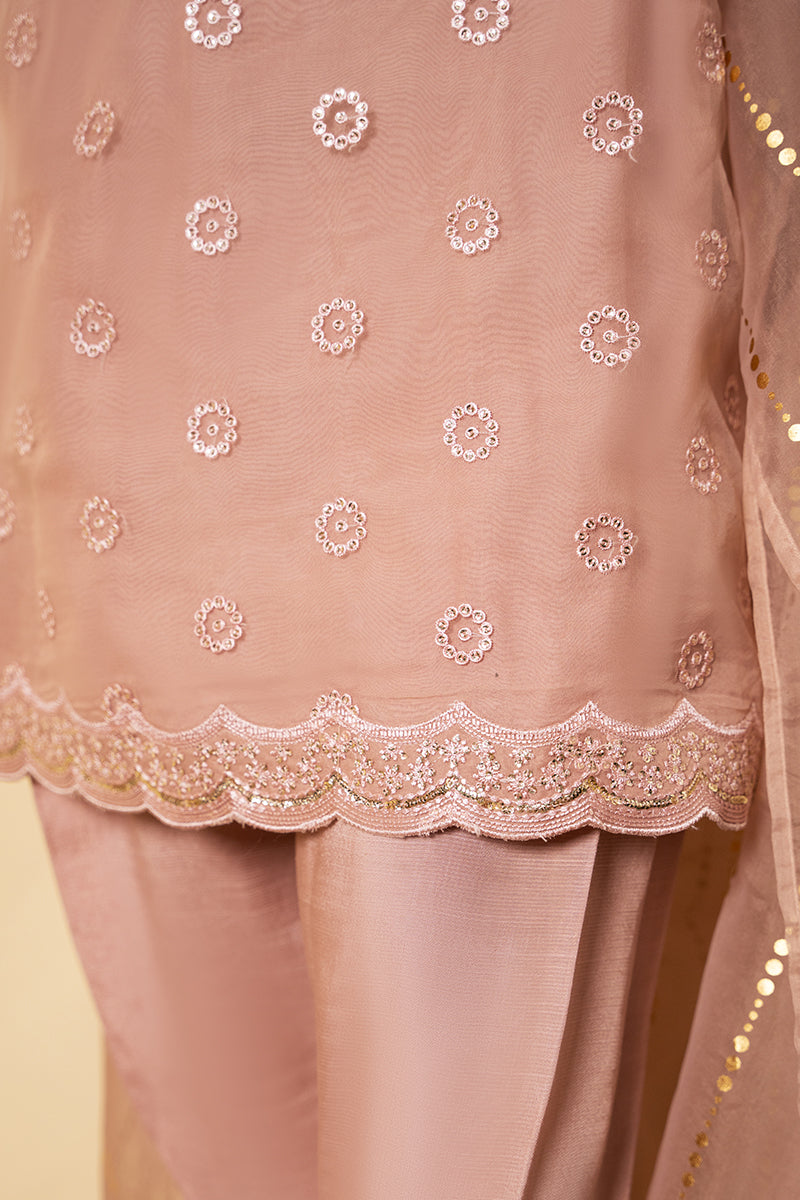 Cross Stitch | Luxury Pret | Rose Gleam-3 PC (Shirt, Trouser & Dupatta), image 4