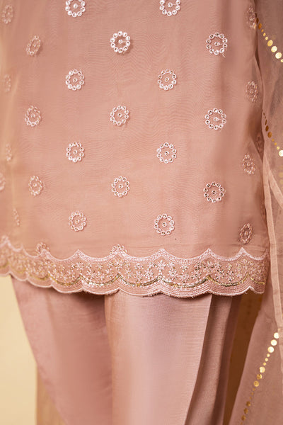 Cross Stitch | Luxury Pret | Rose Gleam-3 PC (Shirt, Trouser & Dupatta)