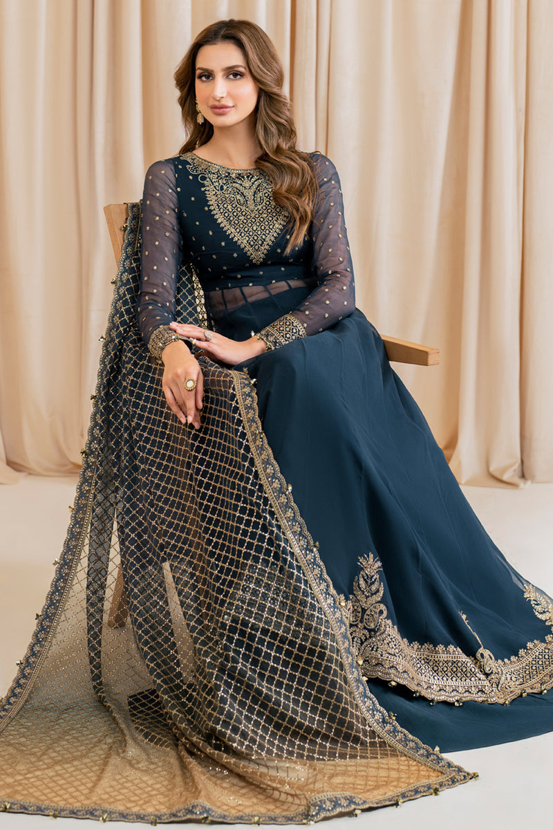 Jazmin | Formals Collection | CHIFFON UC-3047 by Designer Jazmin - House of Maryam - Pakistani Designer Ethnic Wear in {{ shop.shopifyCountryName }}