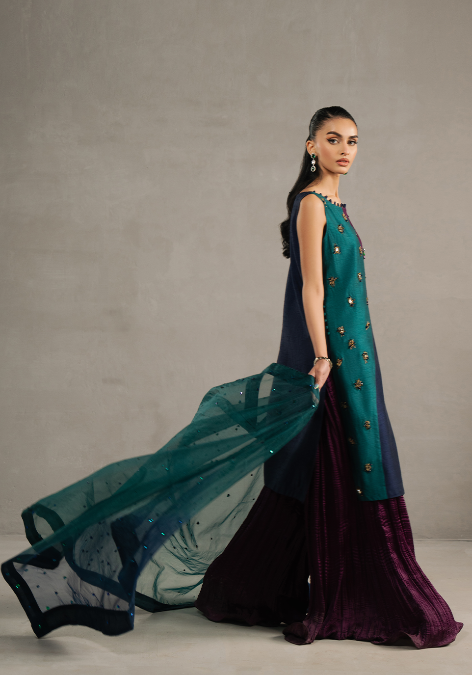 Zarqash | Silk Edit | ZQS 024 STARLETTE -  Zarqash Ladies Clothes - Original Designer Dress - House of Maryam