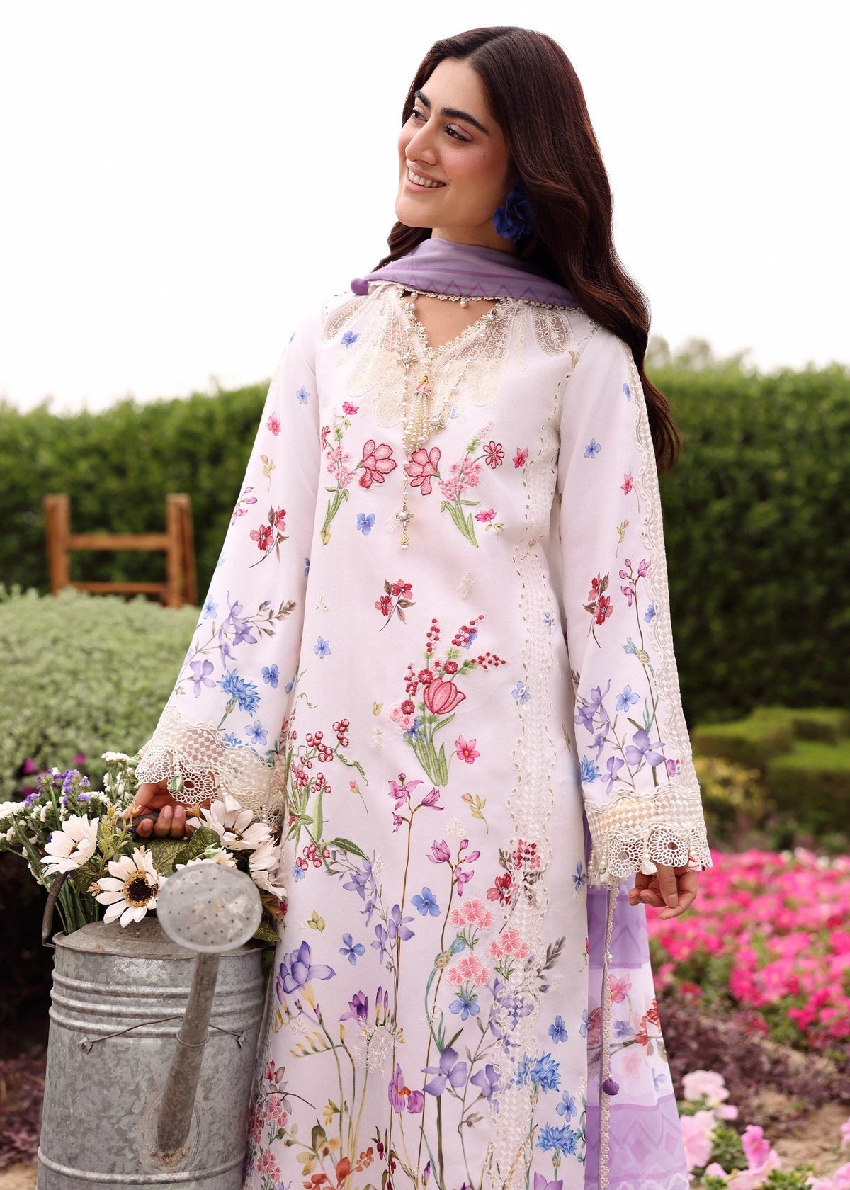 Sardinia | Embroidered Lawn Edit 26 | Lavender Clouds-5
