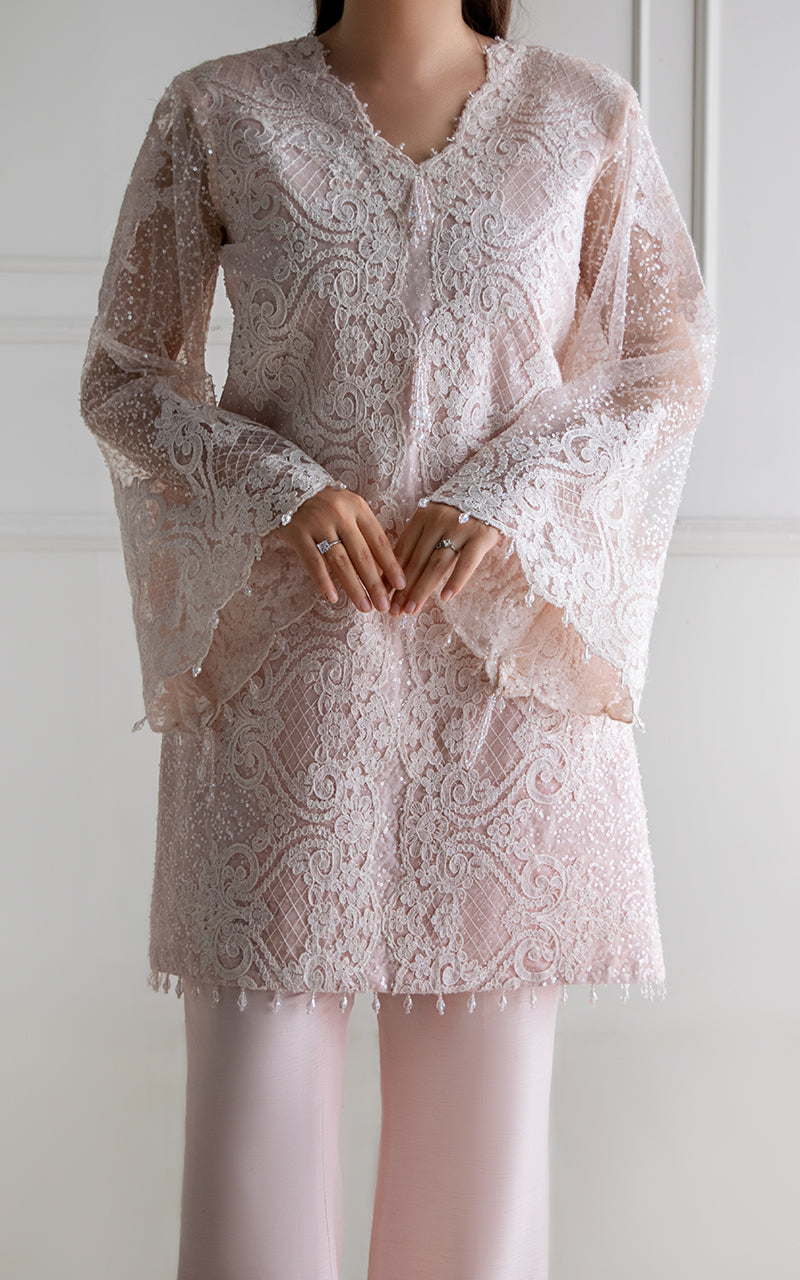 Threads and Motifs | Formal Dresses 25 | Net Embroidered shirt, image 4