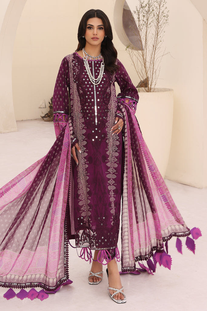 Charizma | Naranji Embroidered Lawn 24 | CN4-003 -  Charizma Luxury - Original Designer Dress - House of Maryam