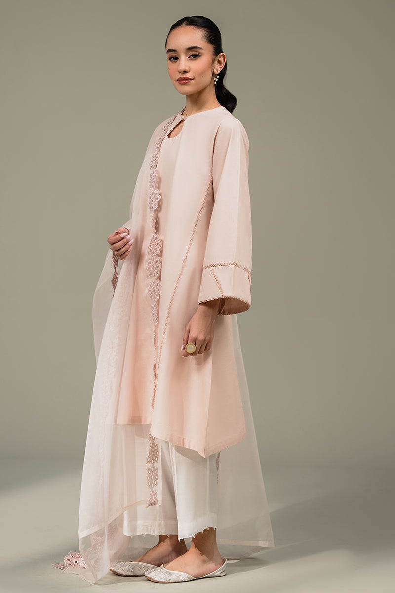 Cross Stitch | Basic Pret | Pink Shadow-2 Piece (Shirt And Dupatta)-4