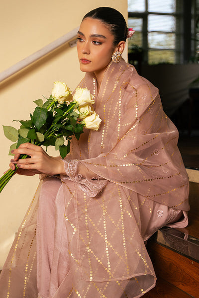 Cross Stitch | Luxury Pret | Rose Gleam-3 PC (Shirt, Trouser & Dupatta)