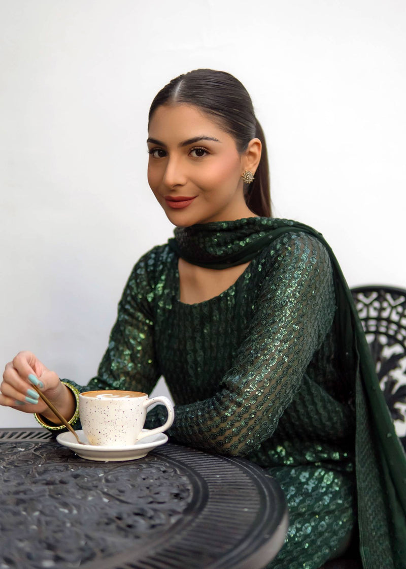 Daud Abbas | Formals Collection | Mushq -  Daud Abbas Formal - Original Designer Dress - House of Maryam