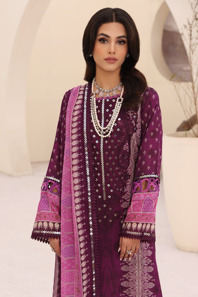 Charizma | Naranji Embroidered Lawn 24 | CN4-003 -  Charizma Luxury - Original Designer Dress - House of Maryam