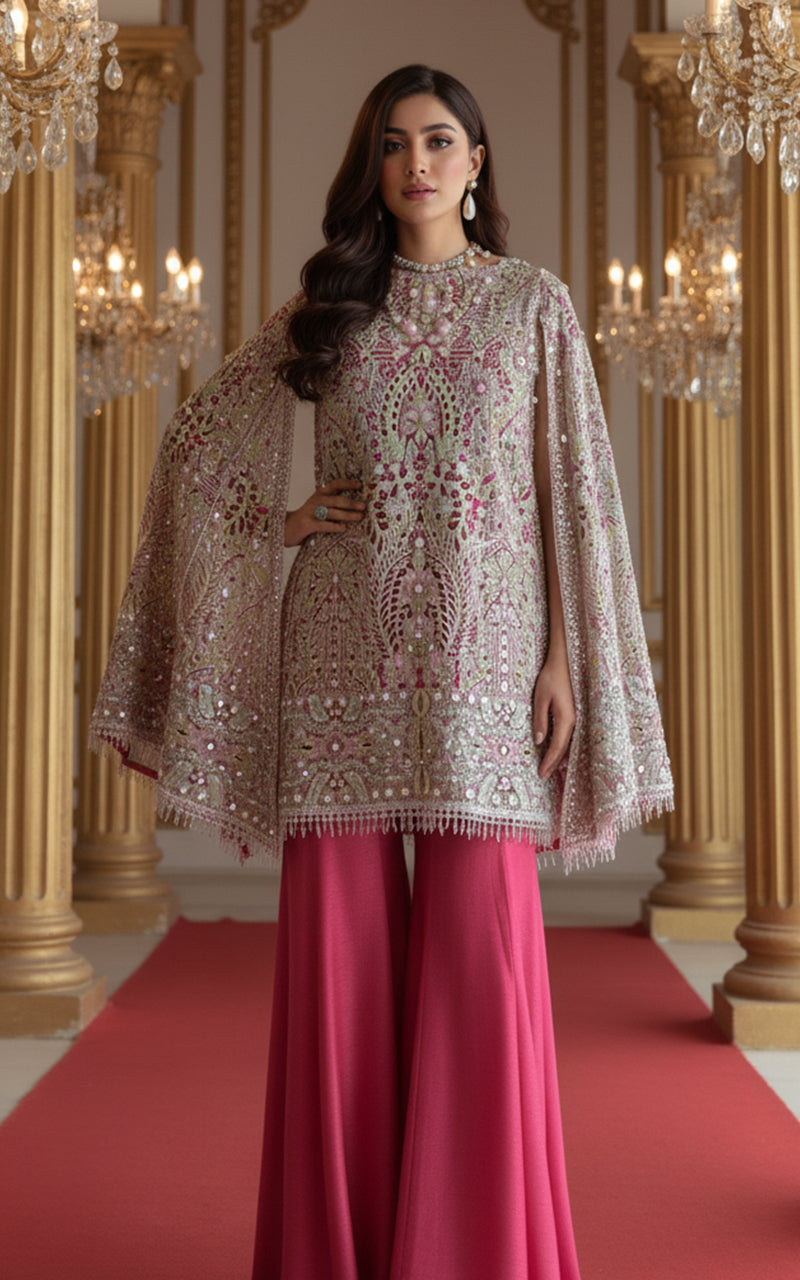 Threads and Motifs | Formal Dresses 25 | Organza Embroidered Shirt