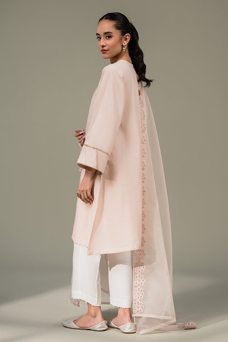 Cross Stitch | Basic Pret | Pink Shadow-2 Piece (Shirt And Dupatta)-5