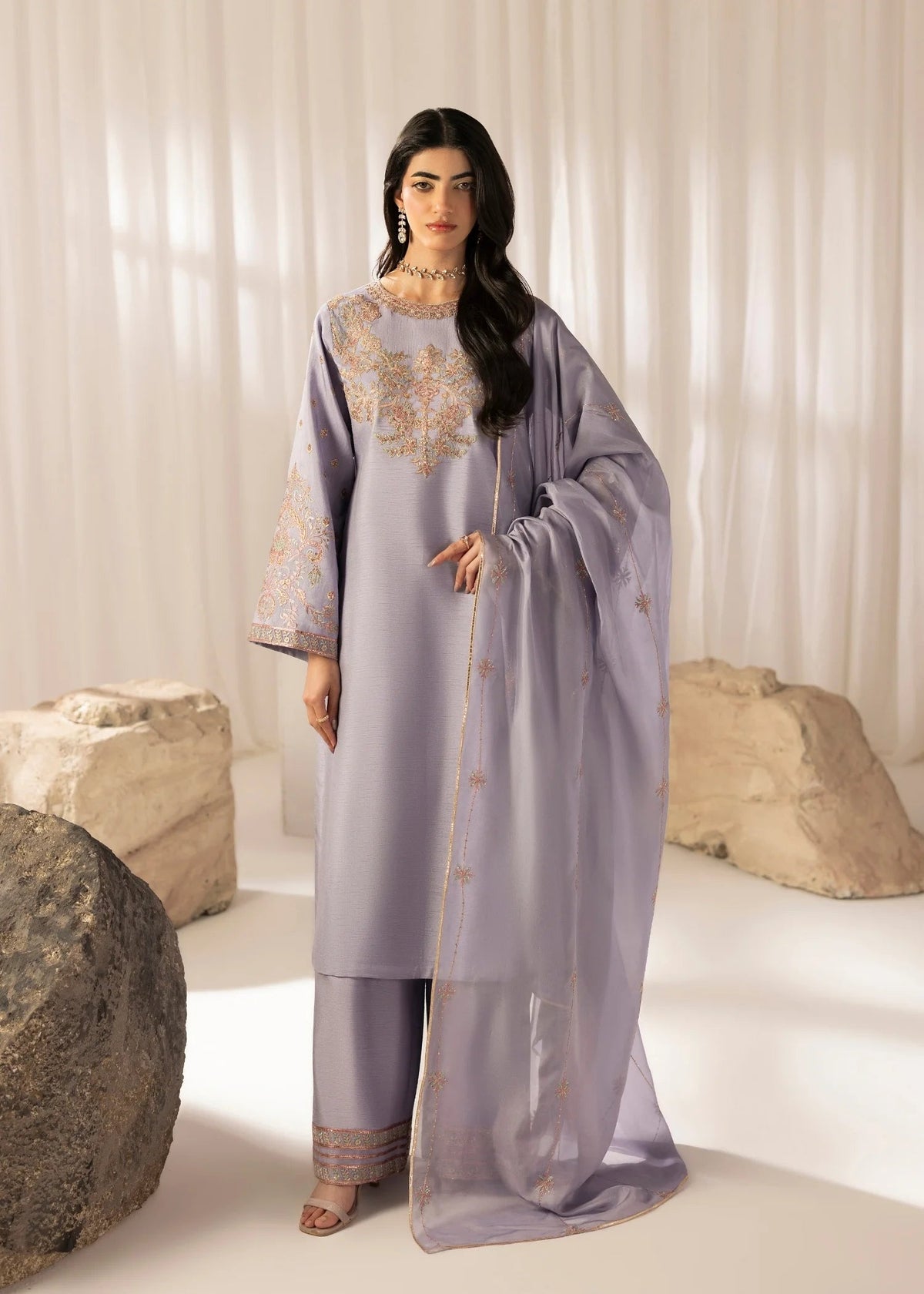 Jamnii | Silk Atelier Pret 26 | LAVENDER MIST, image 2
