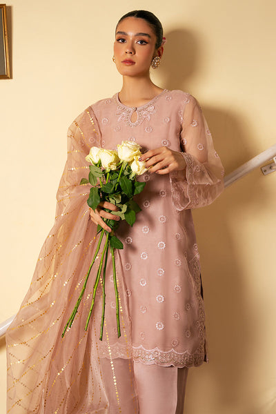 Cross Stitch | Luxury Pret | Rose Gleam-3 PC (Shirt, Trouser & Dupatta)