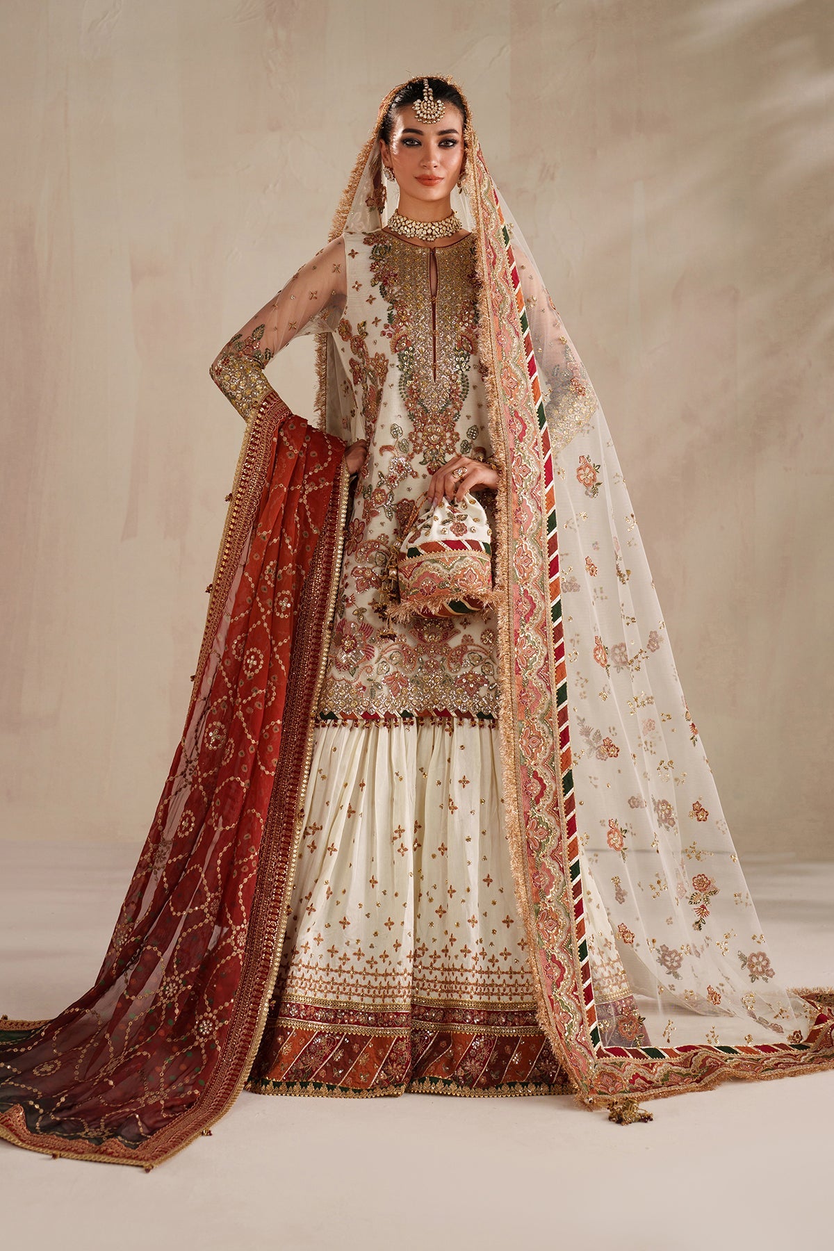 Baroque | Formals | Embroidered Net UF-4368