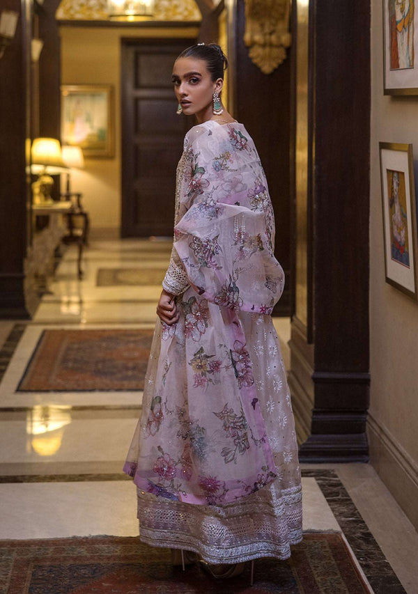 Layla Chatoor | Luxury Pret | Pink Chikankari Peshwas, image 2