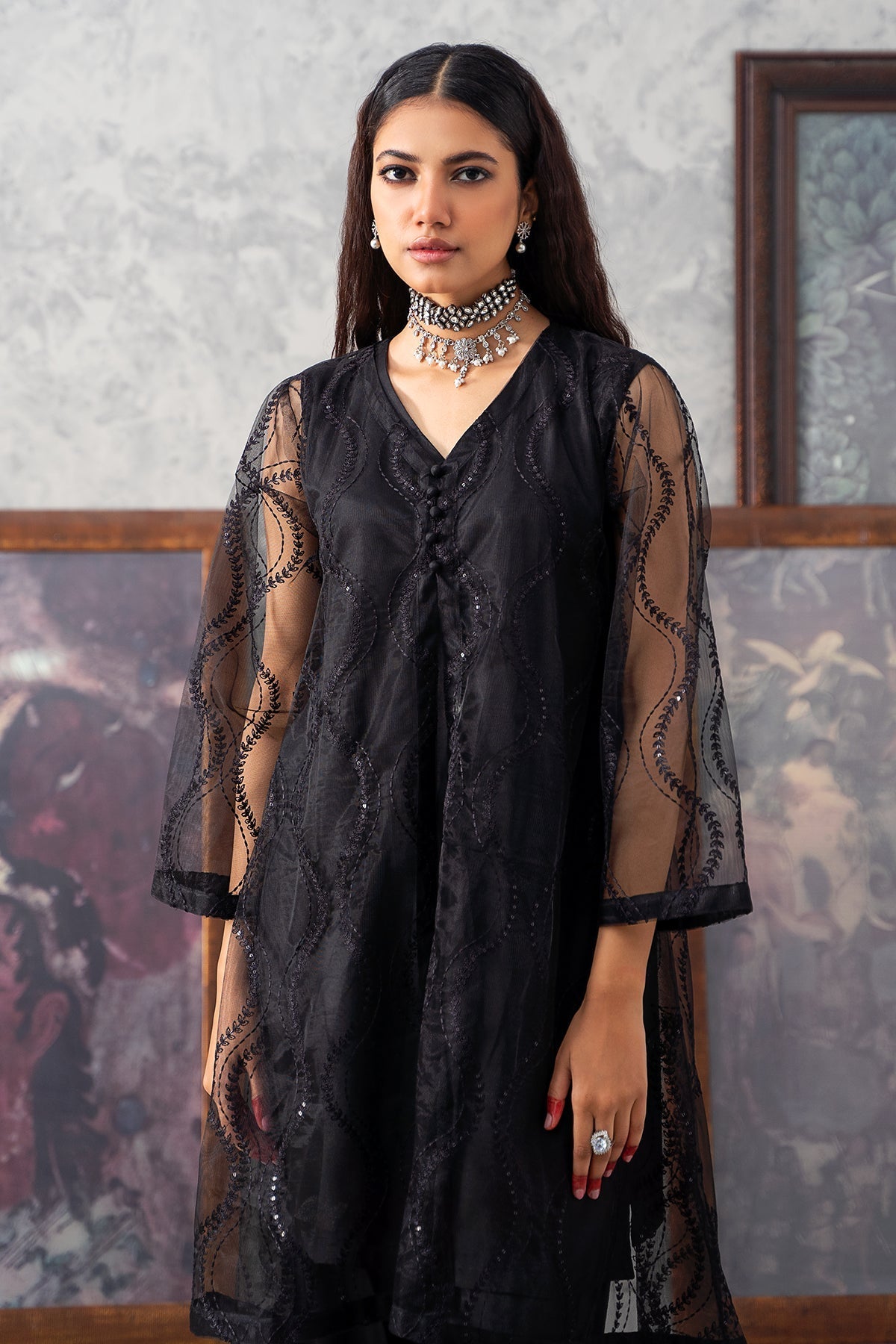 Charizma | Festive Pret | CMA-3-256 (BLACK) -  Charizma Ladies Clothes - Original Designer Dress - House of Maryam