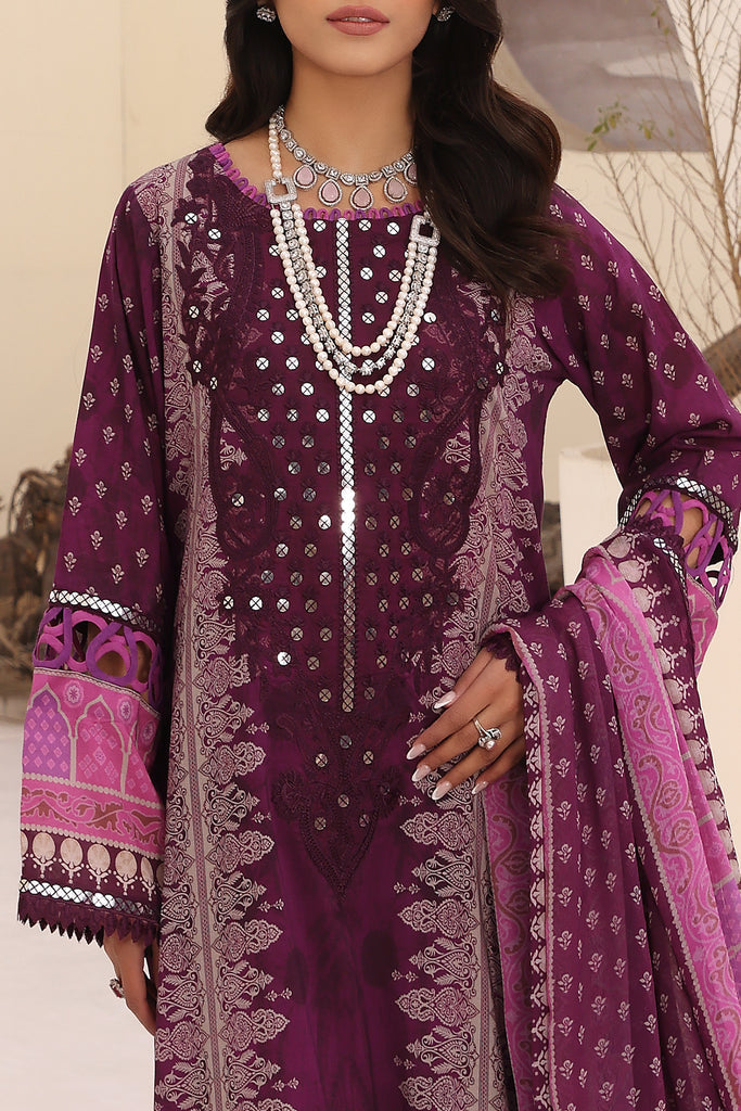 Charizma | Naranji Embroidered Lawn 24 | CN4-003 -  Charizma Luxury - Original Designer Dress - House of Maryam