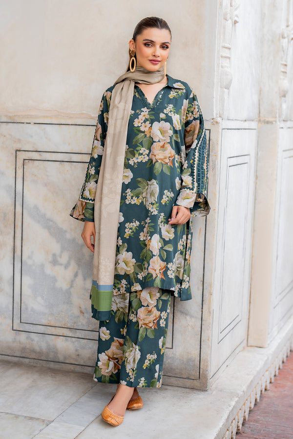 Baroque | Luxury Pret 24 | VISCOSE UF-733 -  Baroque Ladies Clothes - Original Designer Dress - House of Maryam