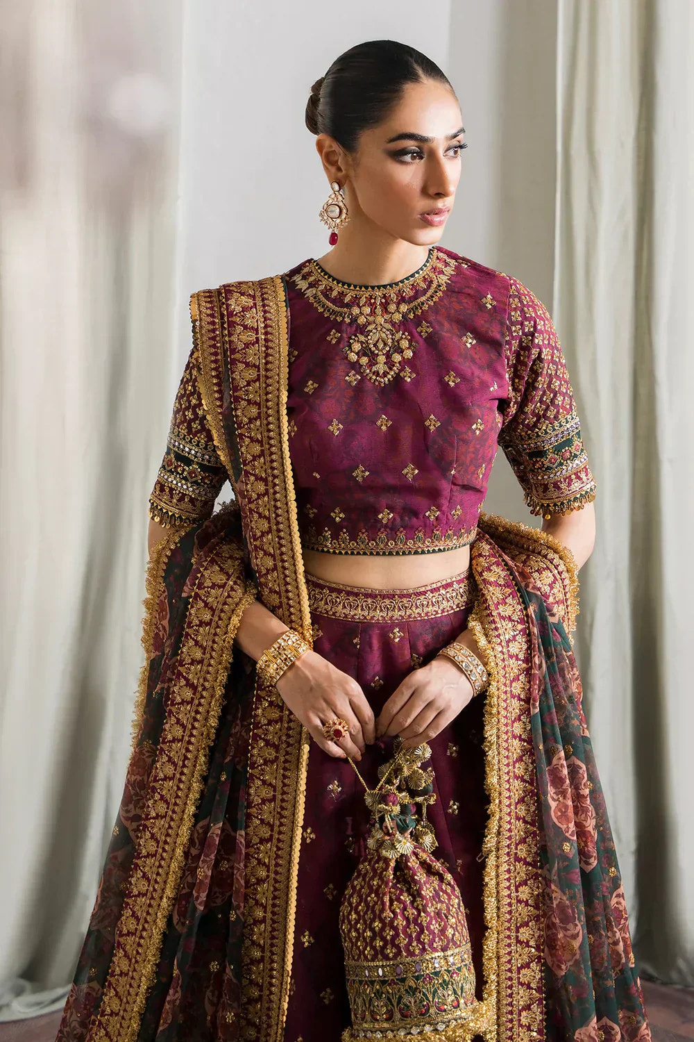 Baroque | Chantelle Embroidered Collection | CH12-03 -  Baroque Bridal - Original Designer Dress - House of Maryam