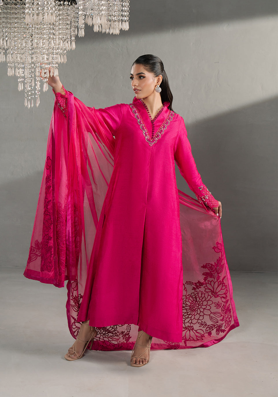 Zarqash | Silk Edit | ZQS 007 EVA -  Zarqash Ladies Clothes - Original Designer Dress - House of Maryam