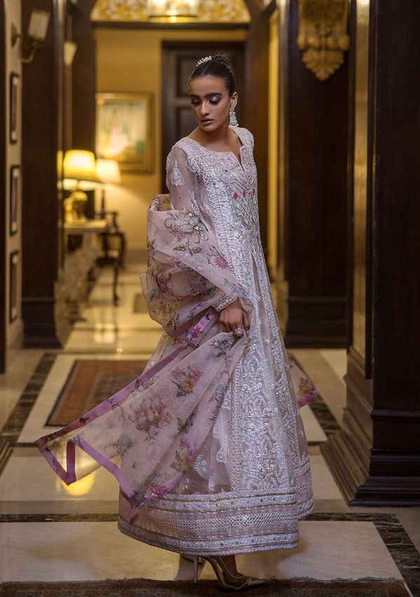 Layla Chatoor | Luxury Pret | Pink Chikankari Peshwas, image 3