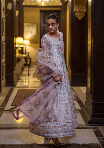 Layla Chatoor | Luxury Pret | Pink Chikankari Peshwas