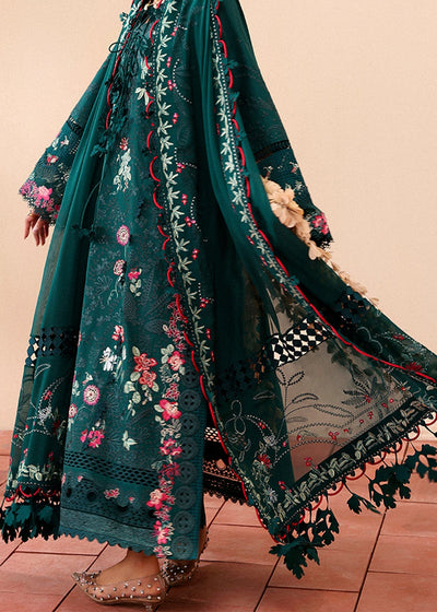 Suffuse Lea teal green embroidered lawn suit, photo 4