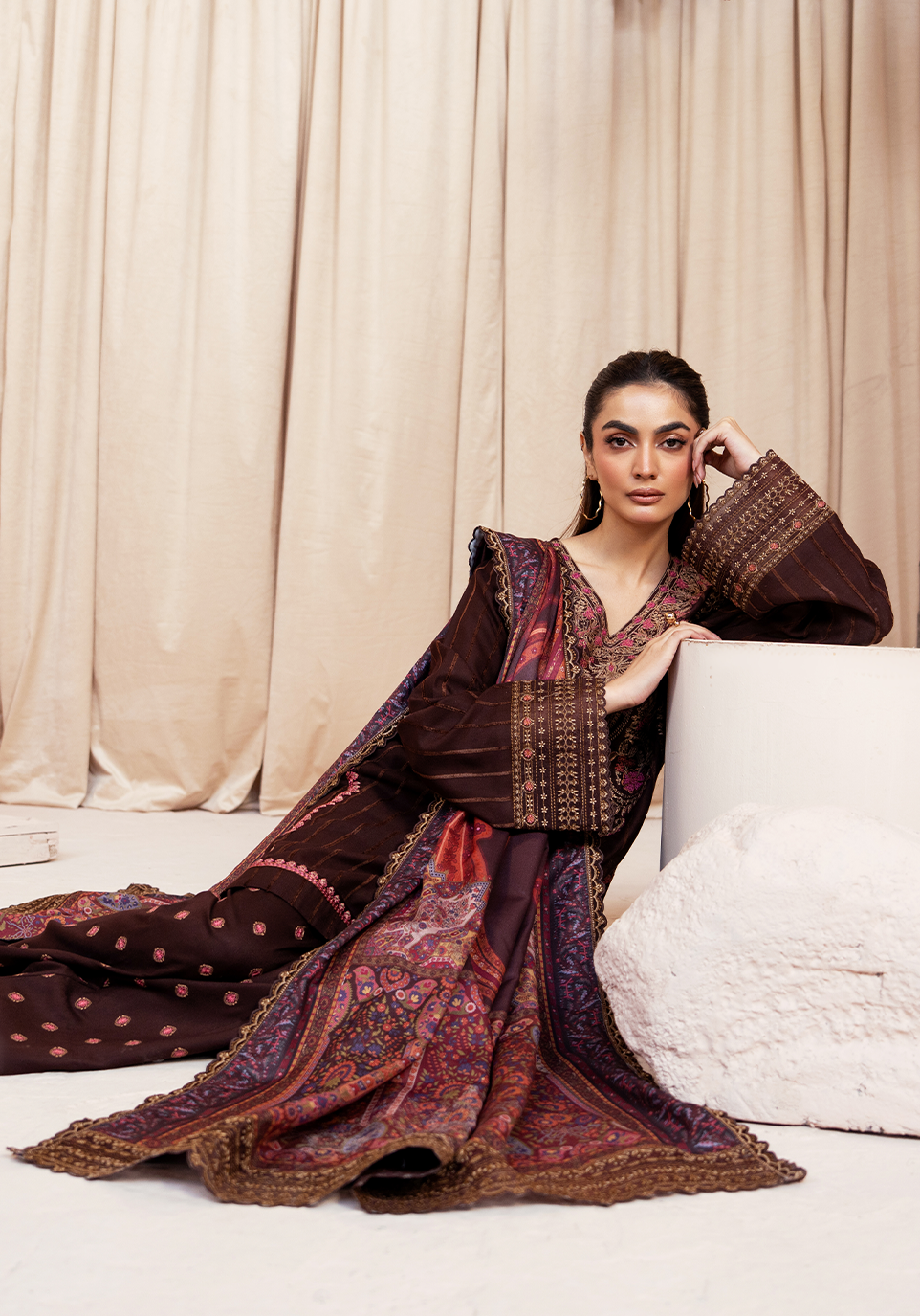 Zarqash | The Winter Luxe Pret | VELVET EMBER-5
