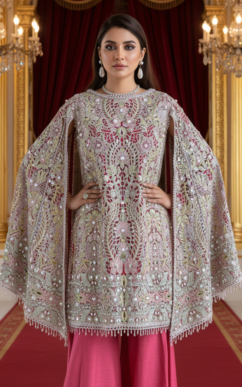 Threads and Motifs | Formal Dresses 25 | Organza Embroidered Shirt-3