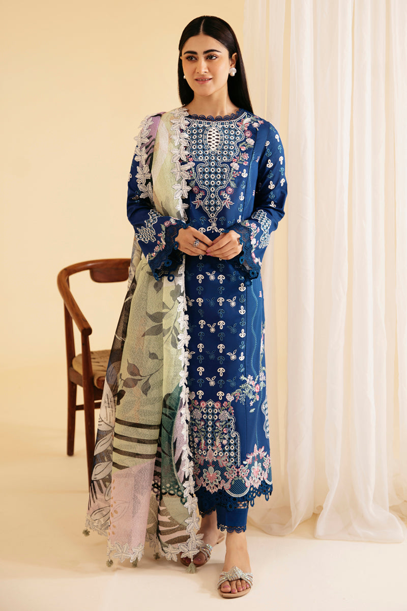 Qalamkar | Qlinekari Luxury Lawn | SQ-08 ZEL