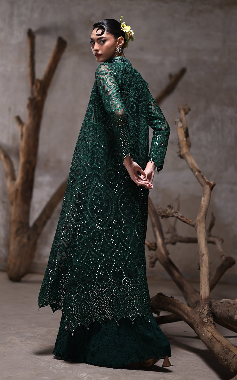 Threads and Motifs | Formal Dresses 25 | Organza Jacket With Crushed Trouser -  Threads and Motifs Ladies Clothes - Original Designer Dress - House of Maryam